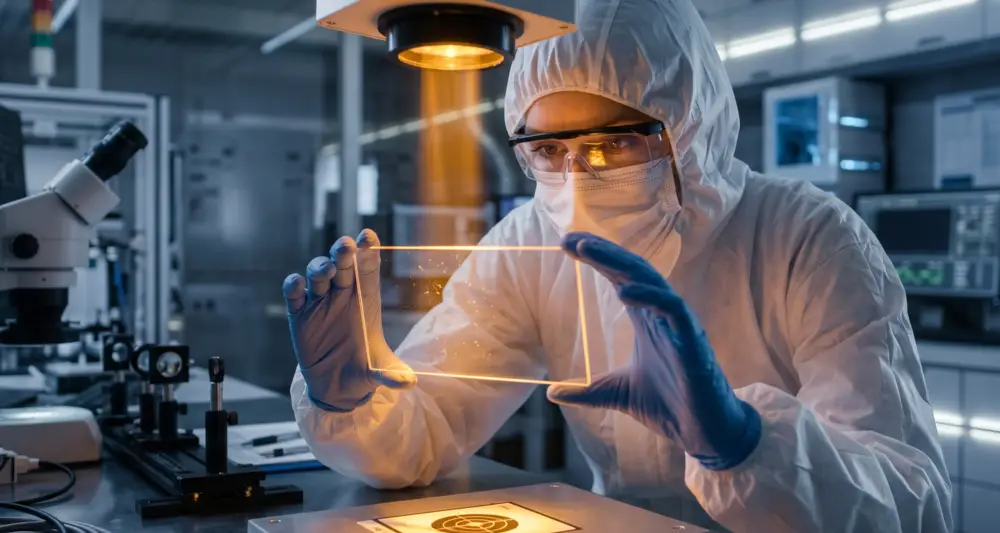 Clave para la producción en masa de gafas AR: Análisis de procesos de fabricación libres de polvo para lentes de guía de onda