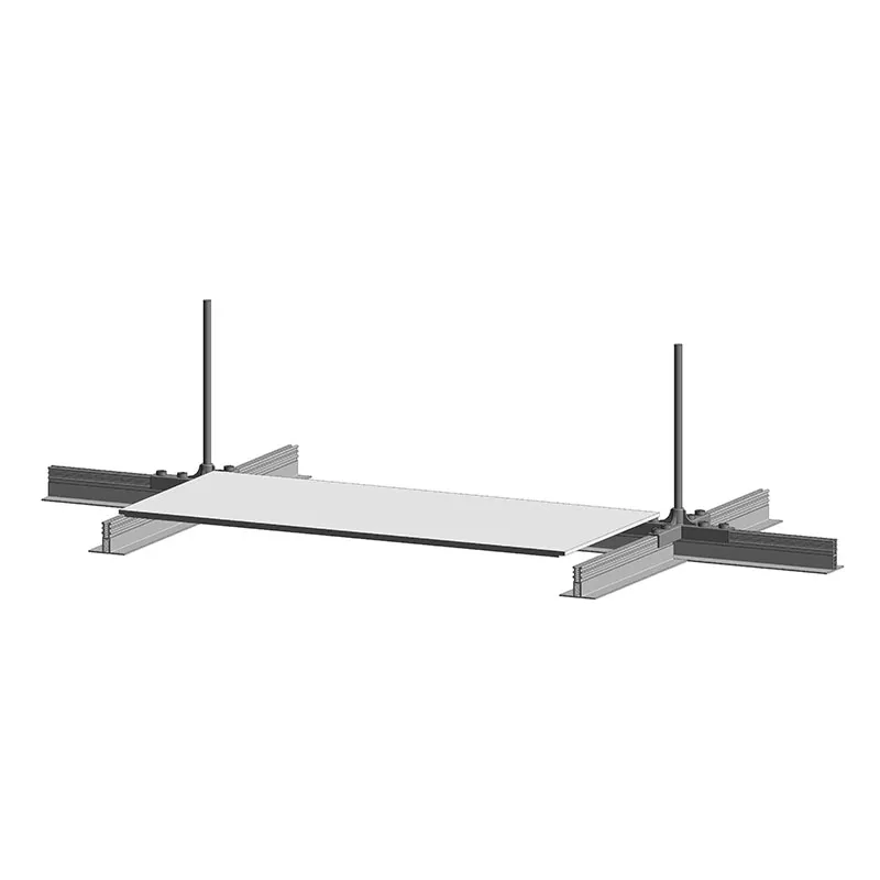 Clean Room HPL Ceiling System – installed view showing flush joints and integrated grid