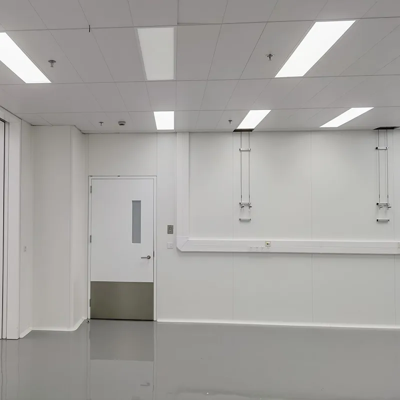 Clean room partition system installed in semiconductor cleanroom